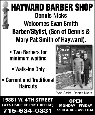 Current And Traditional Haircuts Hayward Barber Shop