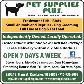 pet supplies plus grooming prices
