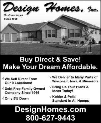 Design Homes Inc Chippewa Falls Wi