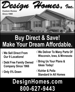 Design Homes Inc Chippewa Falls Wi